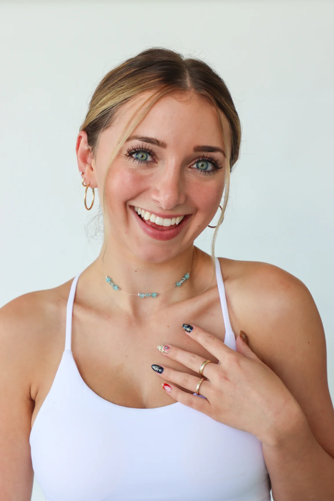 Aquamarine Choker Necklace - Image 3