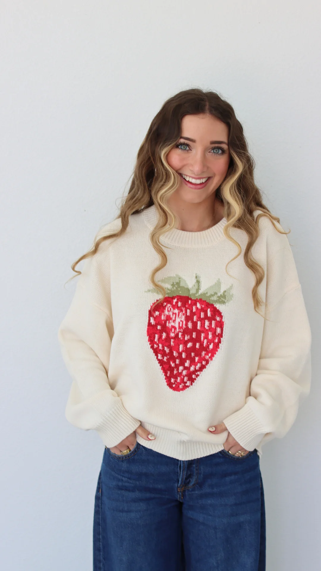 Countryside Strawberry Sweater - Image 2