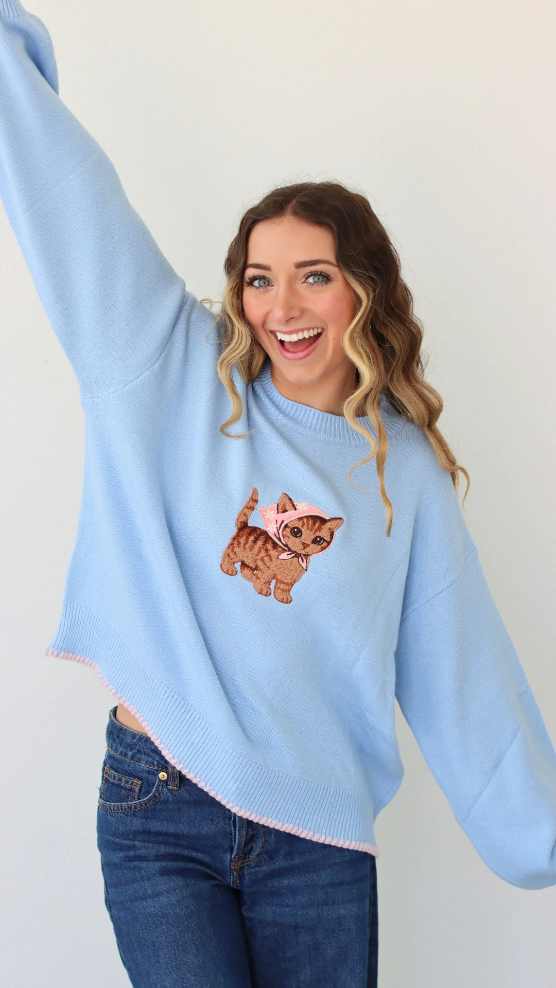 Kitten Kisses Sweater - Image 2