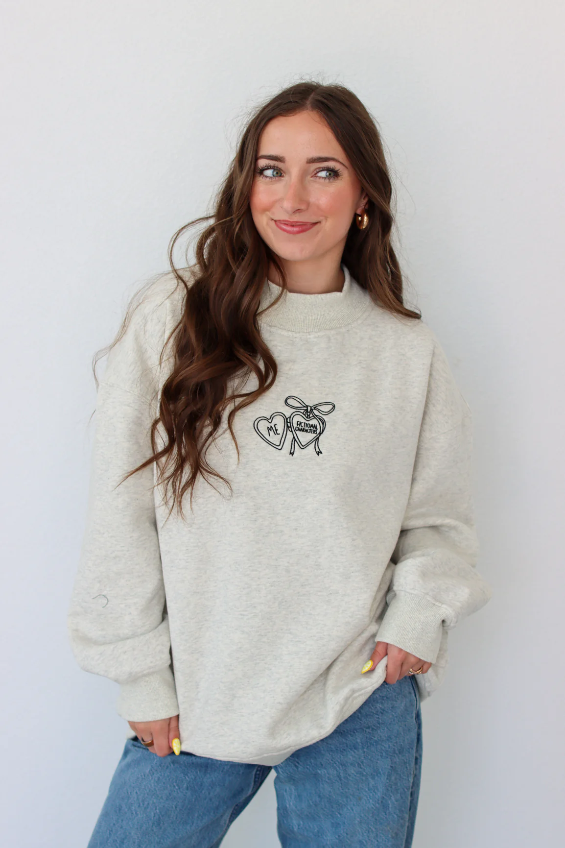 Me + Fictional Characters Crewneck