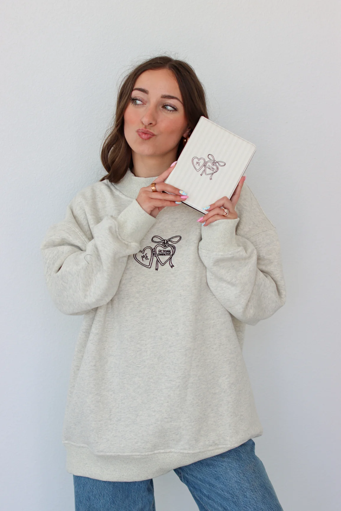 Me + Fictional Characters Crewneck - Image 5
