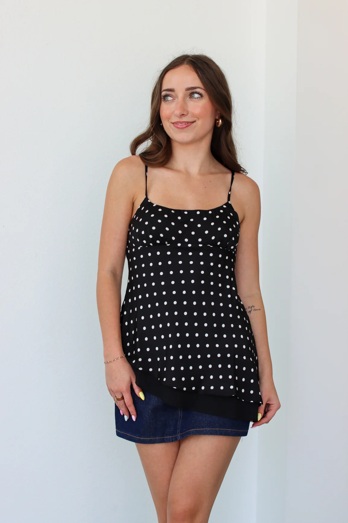 Pages Down Mini Skirt