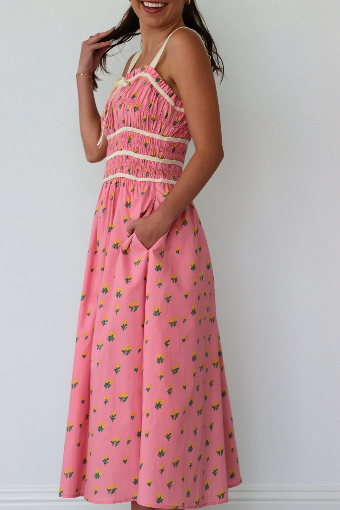 Pink Meadow Dress - Image 3