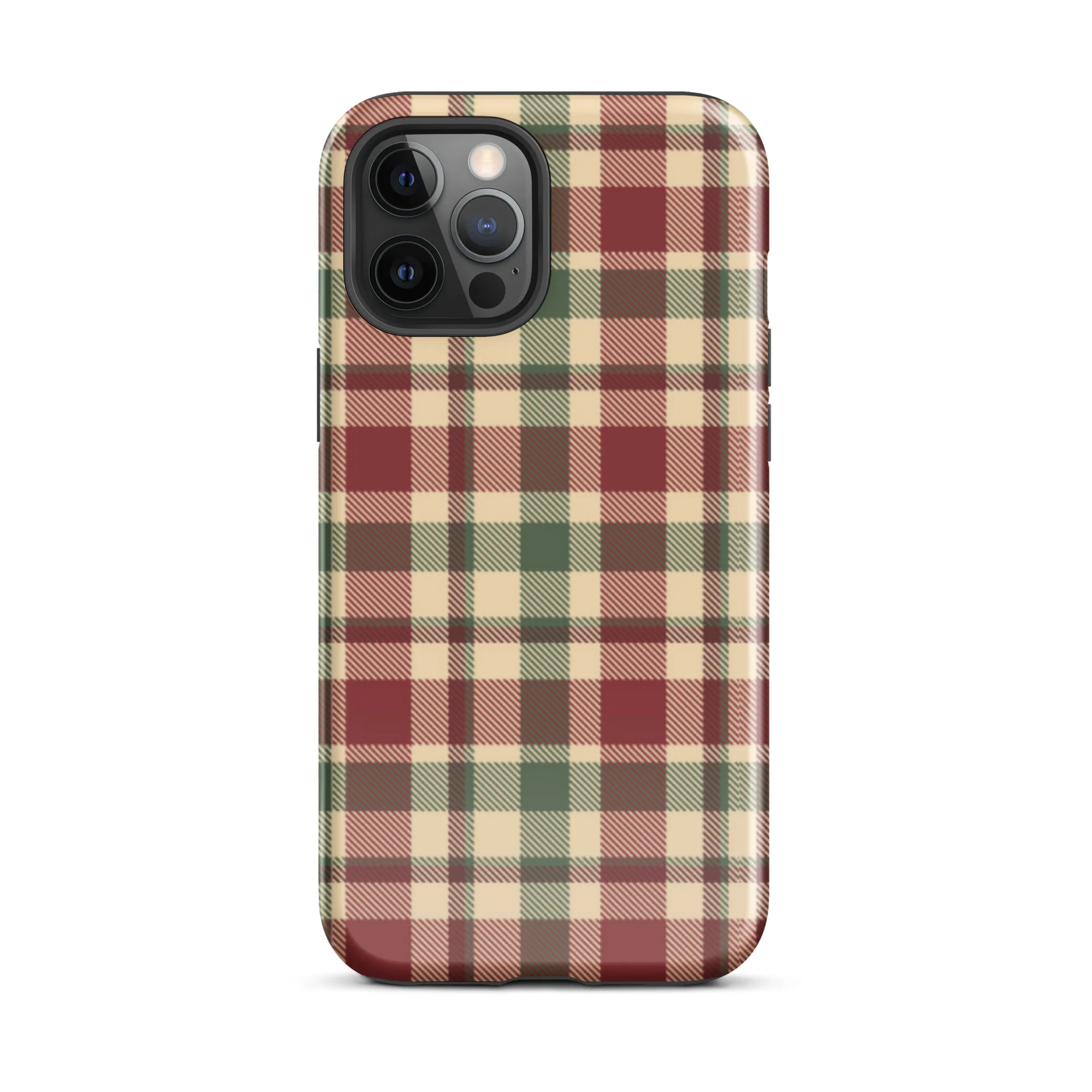 Plaid Tidings iPhone Case - Image 17