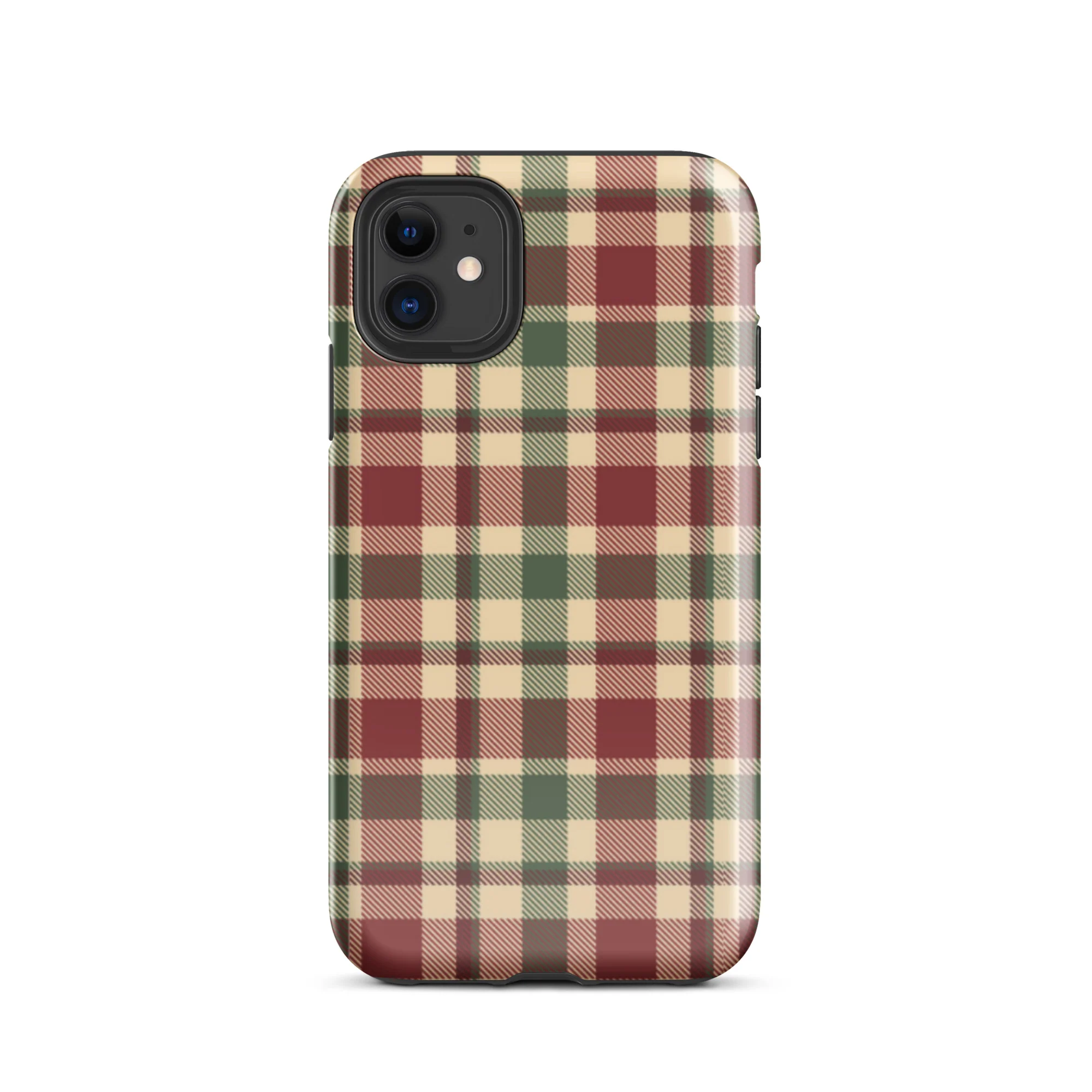 Plaid Tidings iPhone Case - Image 5