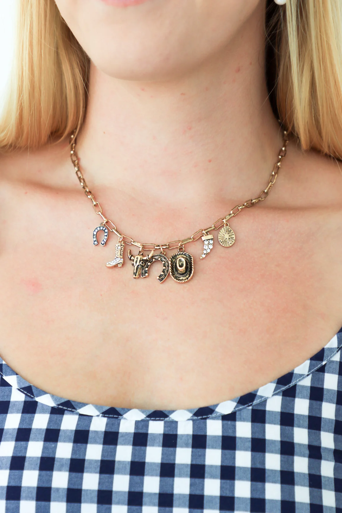 Spurred On Necklace