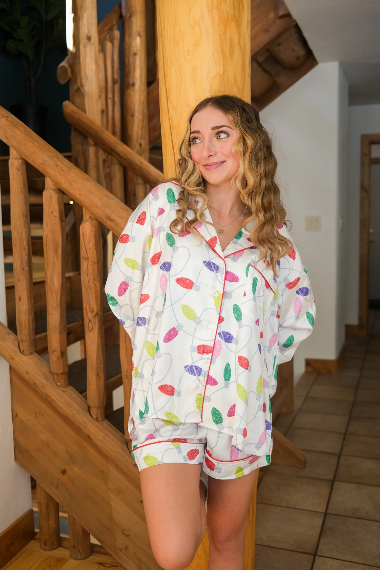 String The Lights Pajama Set